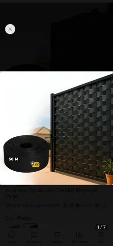 Protetor para portão pvc
