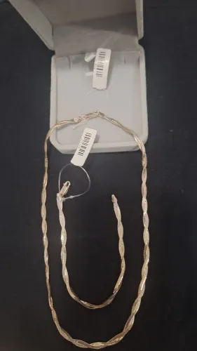 Corrente e pulseira de Prata 925