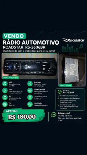 Som para carro