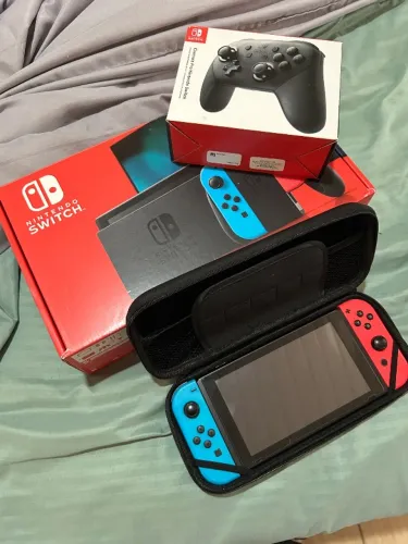 Nintendo Switch com defeito