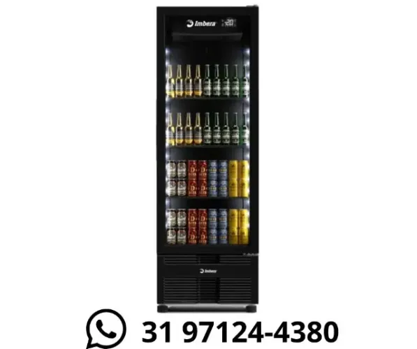 Cervejeira Porta de Vidro 560L Full Black Imbera