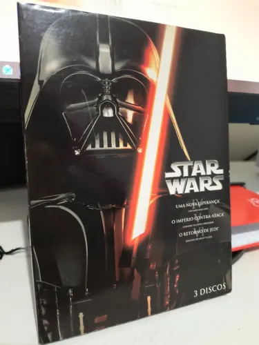 Box da trilogia clássica (Uma Nova Esperança, O Império Contra-Ataca e O Retorno de Jedi)
