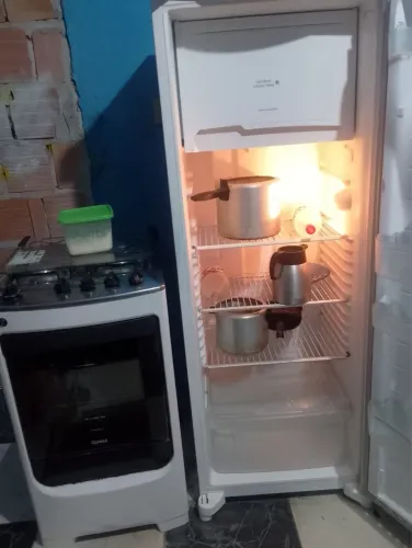 Fogão + geladeira