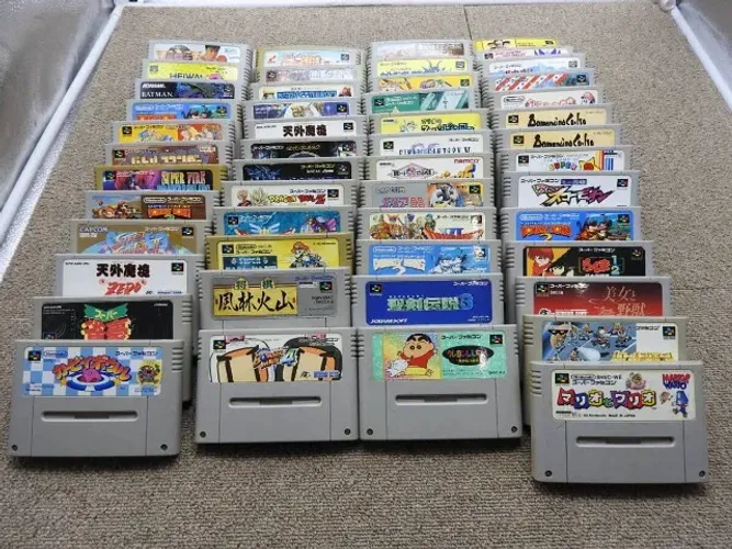 [ORIGINAL] Lote de Jogos Super Famicom (Super Nintendo Japonês) - 27 Jogos Aleatórios