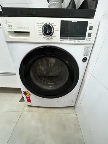 Lava e seca Midea Inverter Smart de 10,2 kg