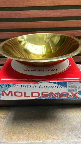 Cuba Aço Inox 304 dourada da marca Moldenox
