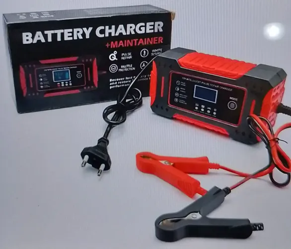 Carregador de Bateria para carro/moto e Auxiliar de partida 12v