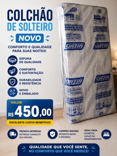 Colchão de solteiro