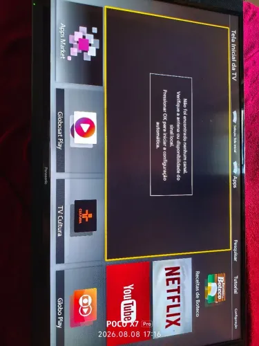 Televisão Panasonic 43 polegadas smartv