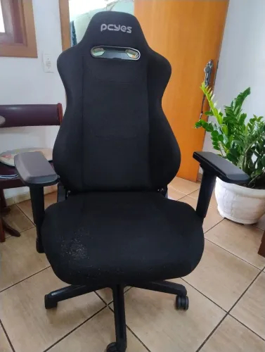 Cadeira Gamer PCYES- Reclinável e Ajustável 