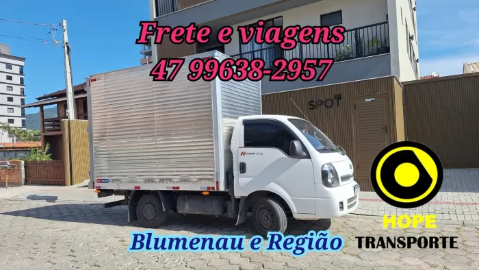 Frete e pequenas mudanças para Blumenau e região