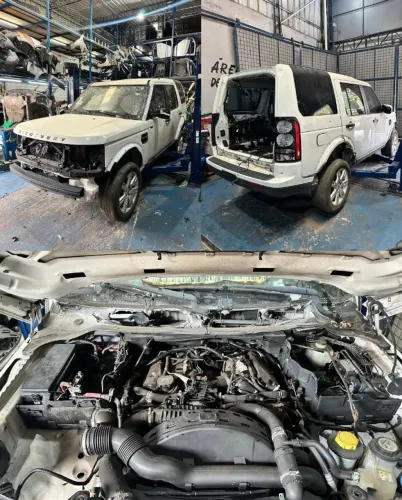 sucata para retirada de peças land rover discovery 4 3.0 diesel 2014
