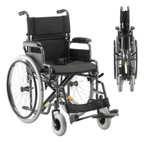 Cadeira de rodas D400 120kg semi nova