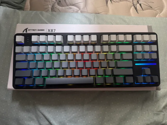 Teclado Gamer Attack Shark X87 Sem fio
