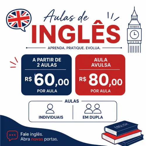 Professor de Inglês em Fortaleza/Maracanaú