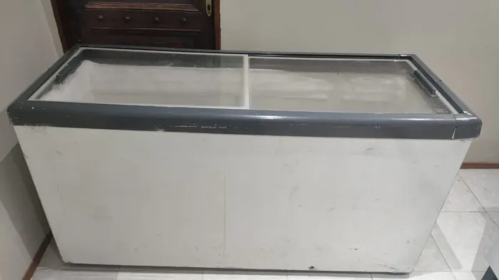 Freezer Horizontal Expositor Grande 2 Portas de Vidro - Funcionando Perfeitamente
