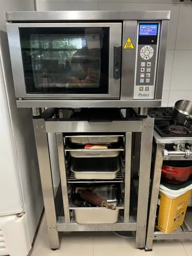 Forno combinado pratica EC3 Gourmet 3gn?s + suporte