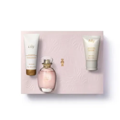 Kit Presente Lily Soleil - O Boticário (3 itens)
