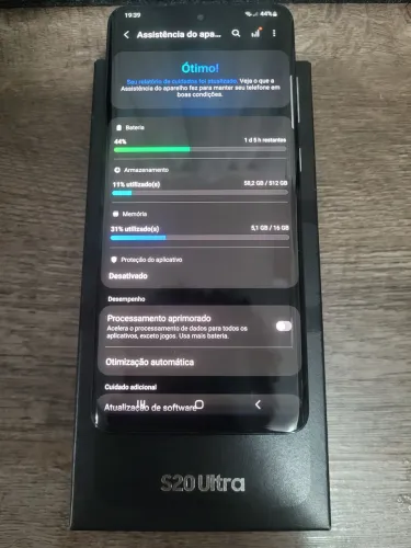 Samsung S20 ultra 512gb cosmic black em perfeito estado.