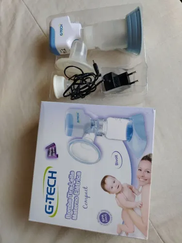 Bomba Tira-Leite Elétrica G-Tech Compact ? Nova/Pouco usada