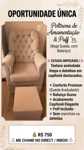 Poltrona para amamentação