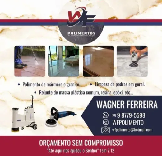 Polimento de mármore,Rejunte e limpeza...