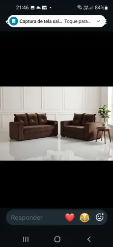 Sofá vigas 2 e 3 lugares espuma D45