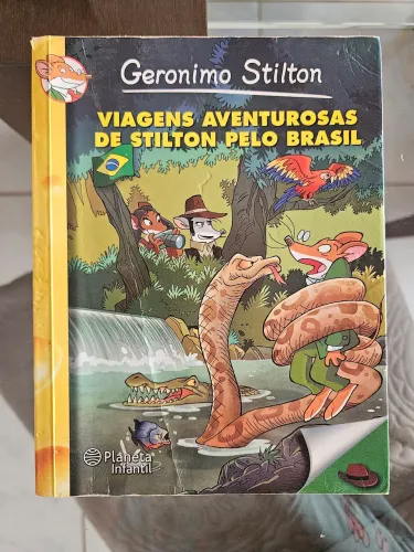 Livro Geronimo Stilton Viagens Aventurosas de Stilton pelo Brasil volume 18