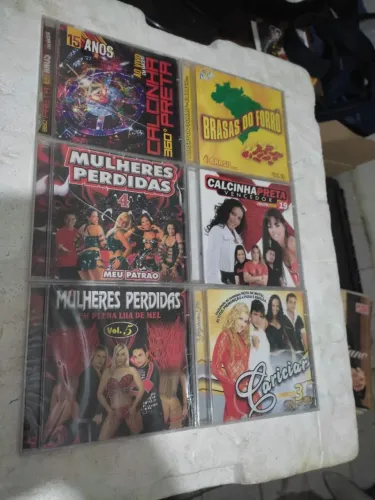 cds forró da antigas(Lote com 6 cds)