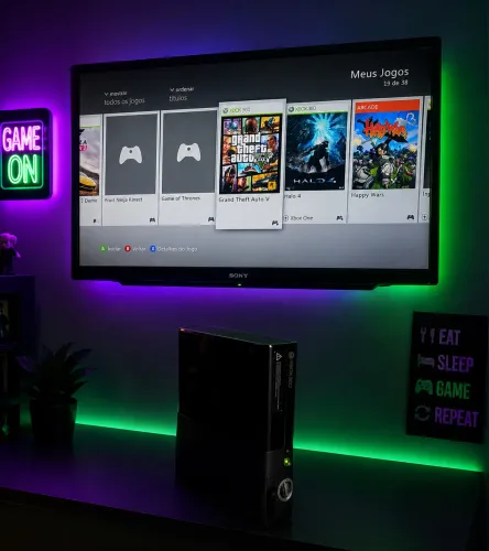 Xbox 360 com mais de 30 jogos no HD