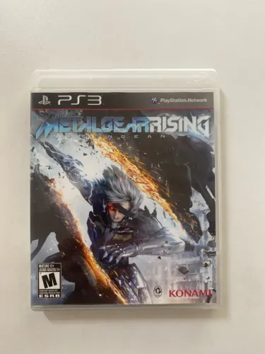 Jogo Metal Gear Rising Revengeance PS3 Original e Completo