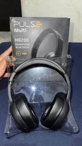 Fone de ouvido Bluetooth da marca Pulse Multi, modelo HB200 (PH430).