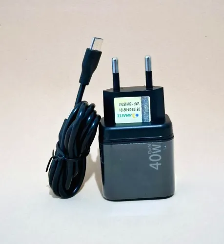 Carregador Ultra Rápido GaN 40W Boyu Cell + Cabo USB-C<br>