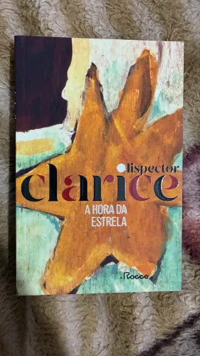 livro- A hora da estrela Clarice lispector