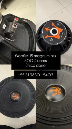 Woofer 15 magnum rex 800 4 ohms