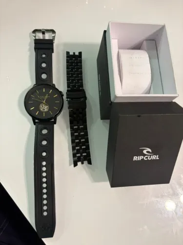 Relógio Automático Rip Curl Detroit Com 2 Pulseiras Aço Inoxidavel 