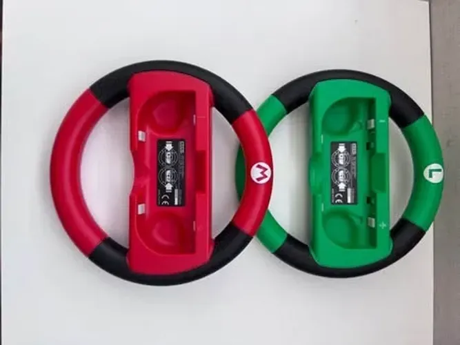 Volante Deluxe Mario Kart 8 - Edição Luigi e Mário- Nintendo Switch (Marca HORI)