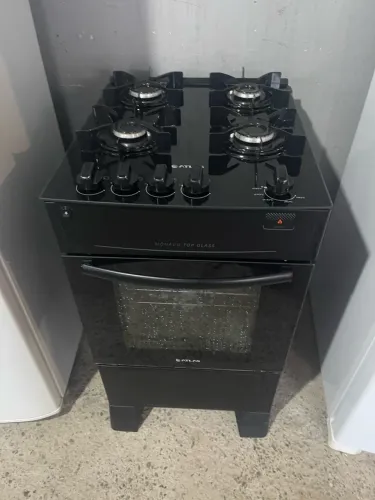 Fogão atlas de mesa de vidro