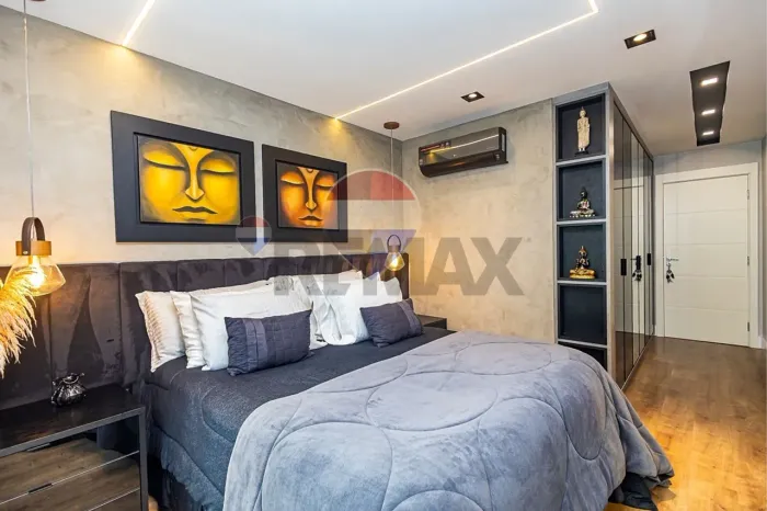Apartamento Mobiliado com 3 Suítes e 4 Vagas no North Side  Ahú, Curitiba