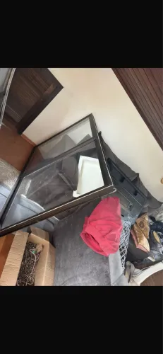 Porta balcão duas folhas alumínio suprema 