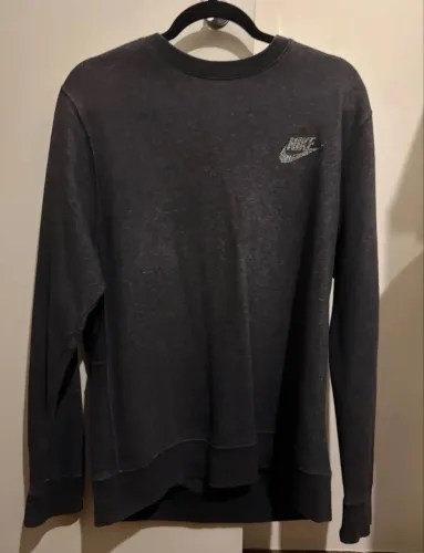 moletom nike gola careca sportswear - usado