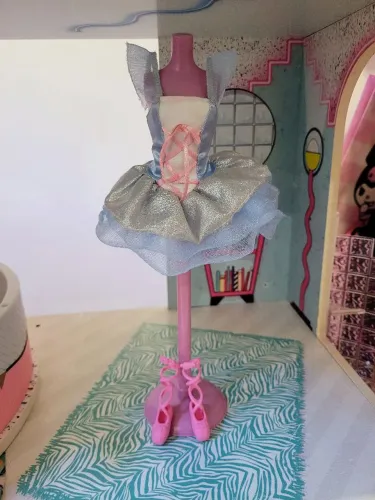 Vestido e sapatilha barbie bailarina erika princesa e plebeia
