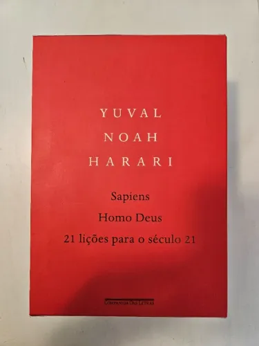 Kit Box 3 livros Yuval Noah Harari (novo): Sapiens + Homo Deus + 21 Lições para o Século 2