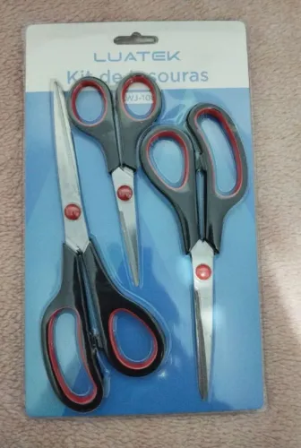 Tessouras kit com 3 peças novas