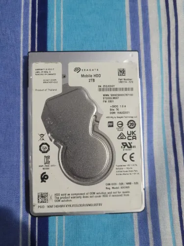 HD 2 TB Seagate para conserto