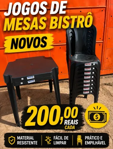 JOGOS DE MESAS BISTRÔS
