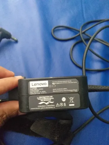 Carregador notebook Lenovo ponta fina = 50 reais 