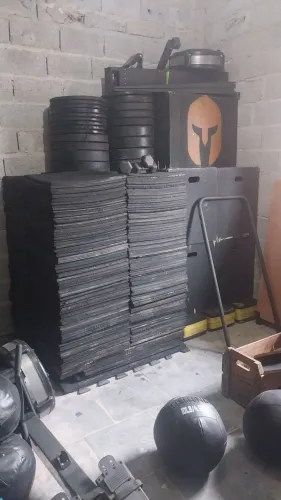 Piso de Borracha Crossfit