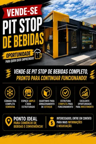 Conveniência de bebidas, franquia pit stop