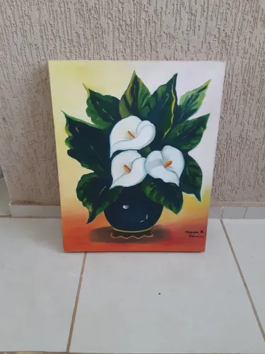 Pintura em tela 50 x 40 cm 